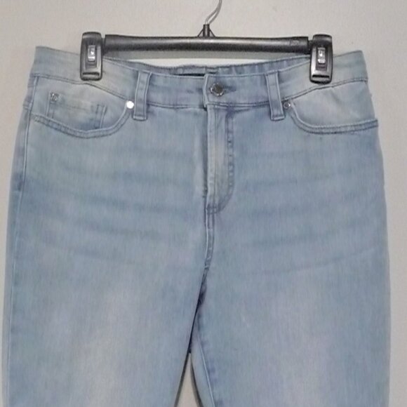 IVANKA TRUMP SCULPTING SKINNY ANKLE JEANS SIZE 10 - Picture 3 of 9